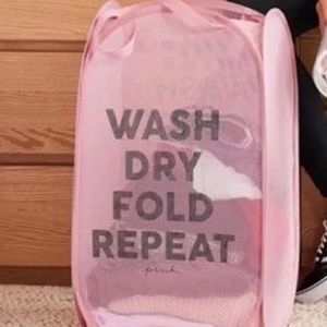 PINK Laundry Basket